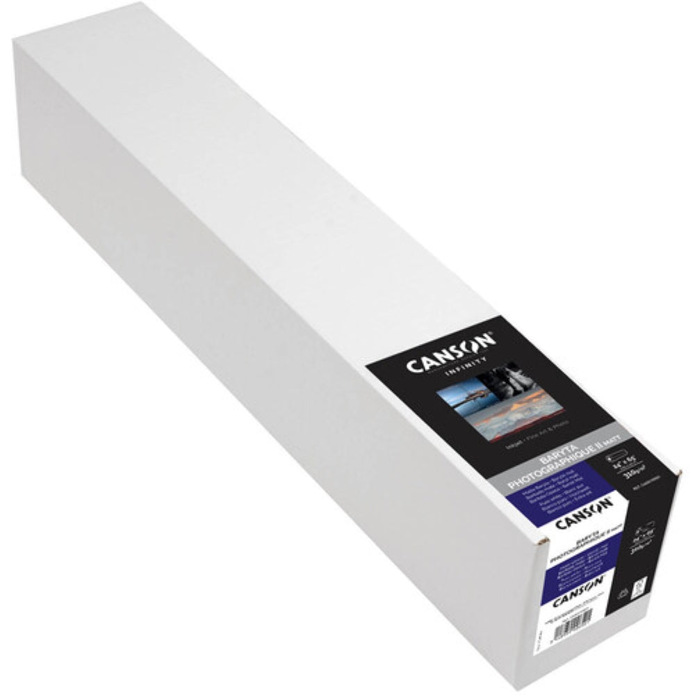 Canson Infinity Baryta Photographique II Matte | 24" x 50', Roll