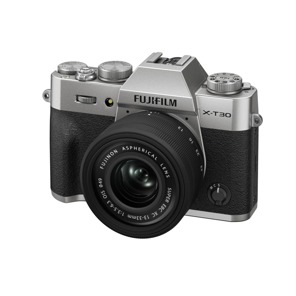 FUJIFILM X-T30 III Mirrorless Digital Camera with XC 13-33mm Lens | Silver