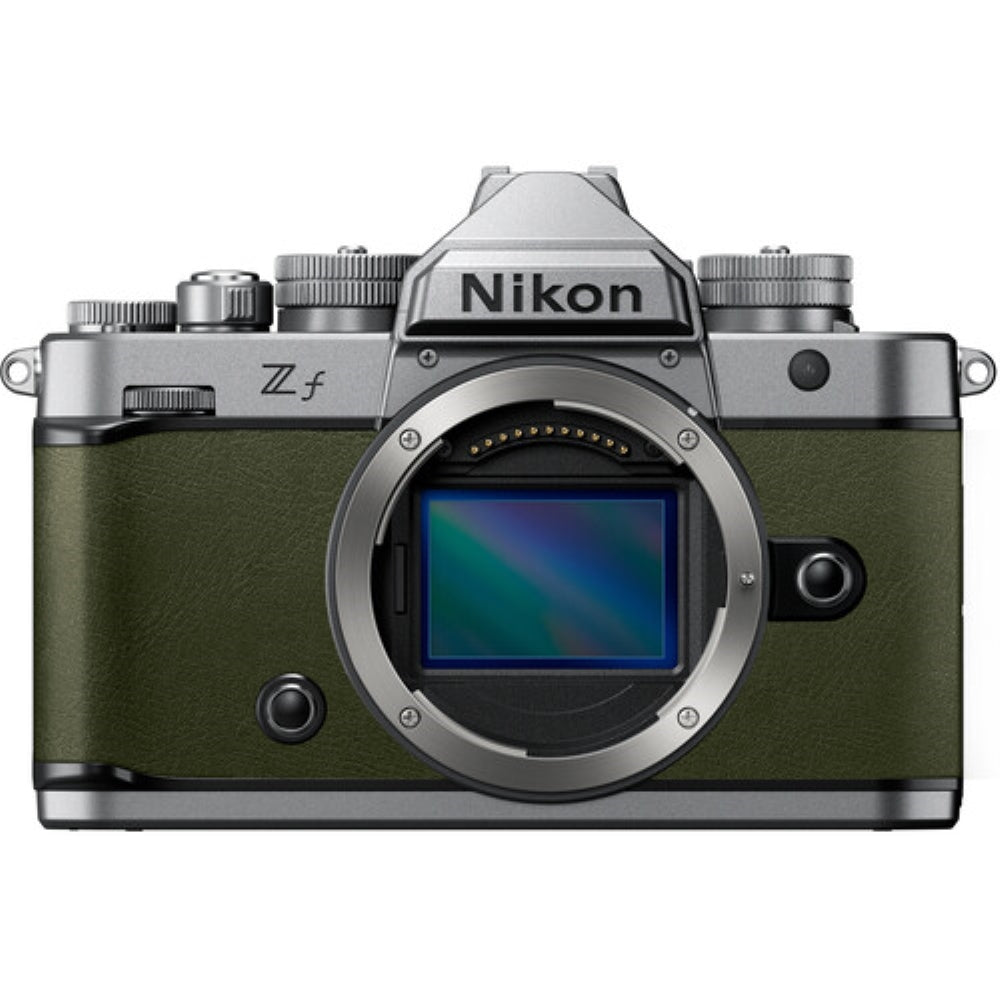 Nikon Zf Mirrorless Camera | Silver & Moss Green