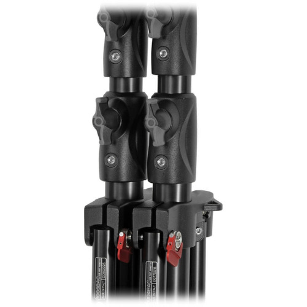 Manfrotto Alu Air-Cushioned Compact Stand Quick Stack 3-Pack | Black, 7.7'