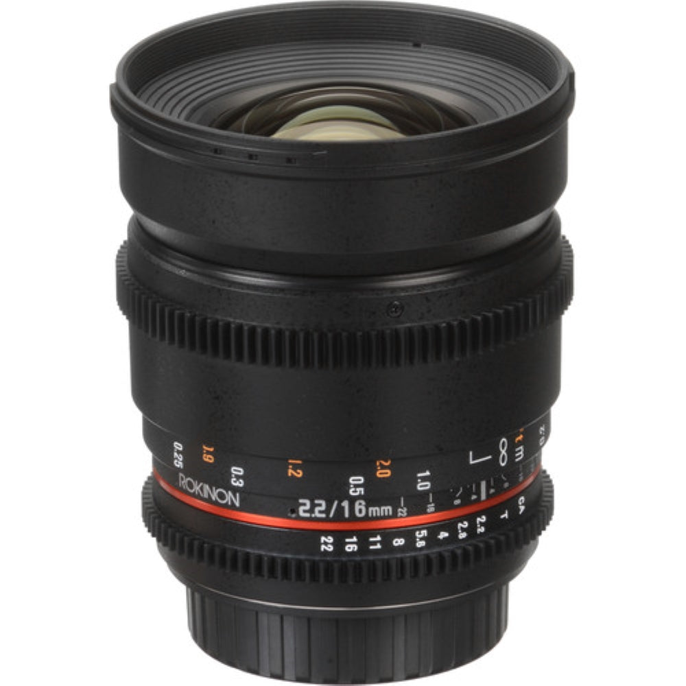 Rokinon 16mm T2.2 Cine DS Lens for Canon EF Mount for APS-C