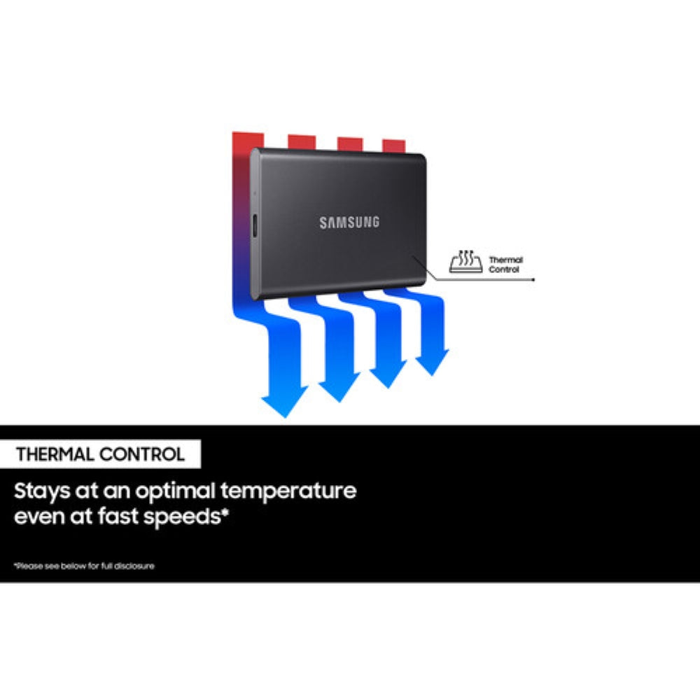 Samsung 1TB T7 Portable SSD | Titan Gray