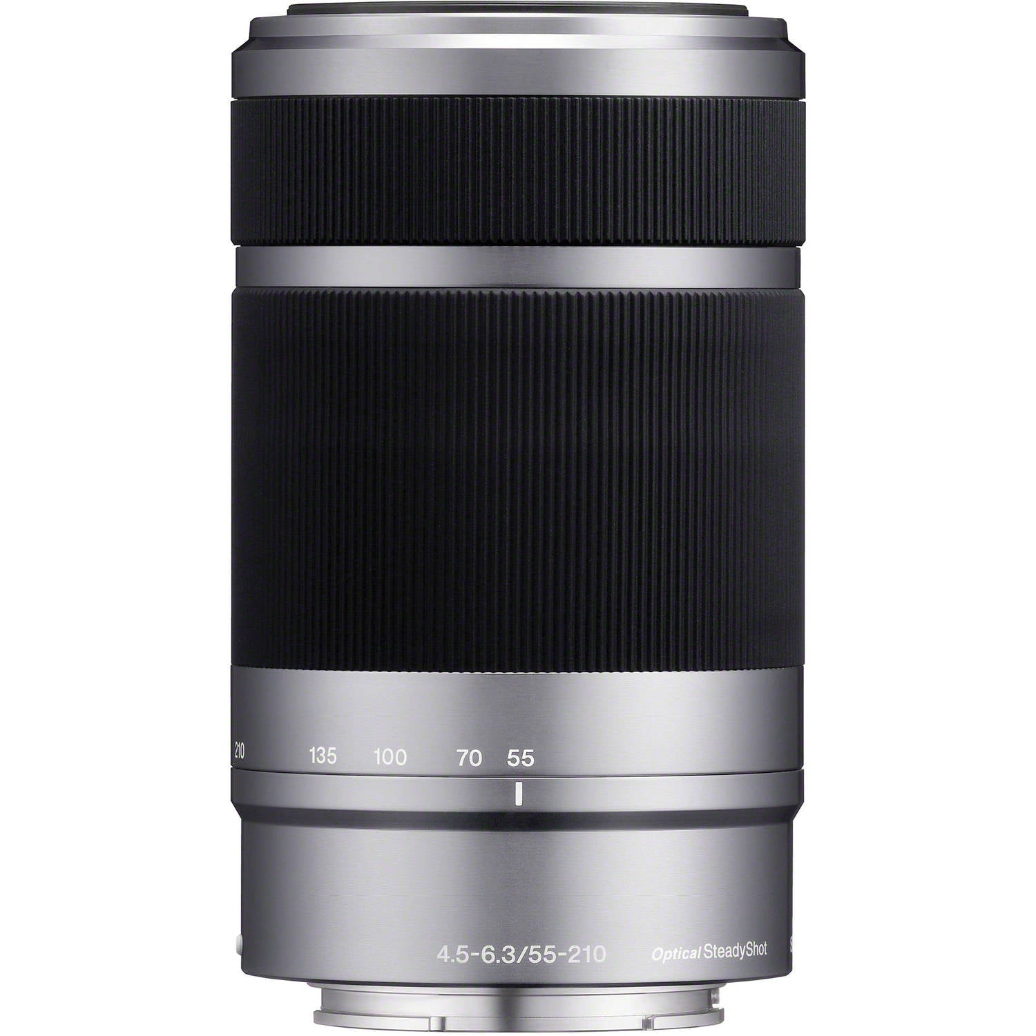 Sony E 55-210mm f/4.5-6.3 OSS Lens | Silver