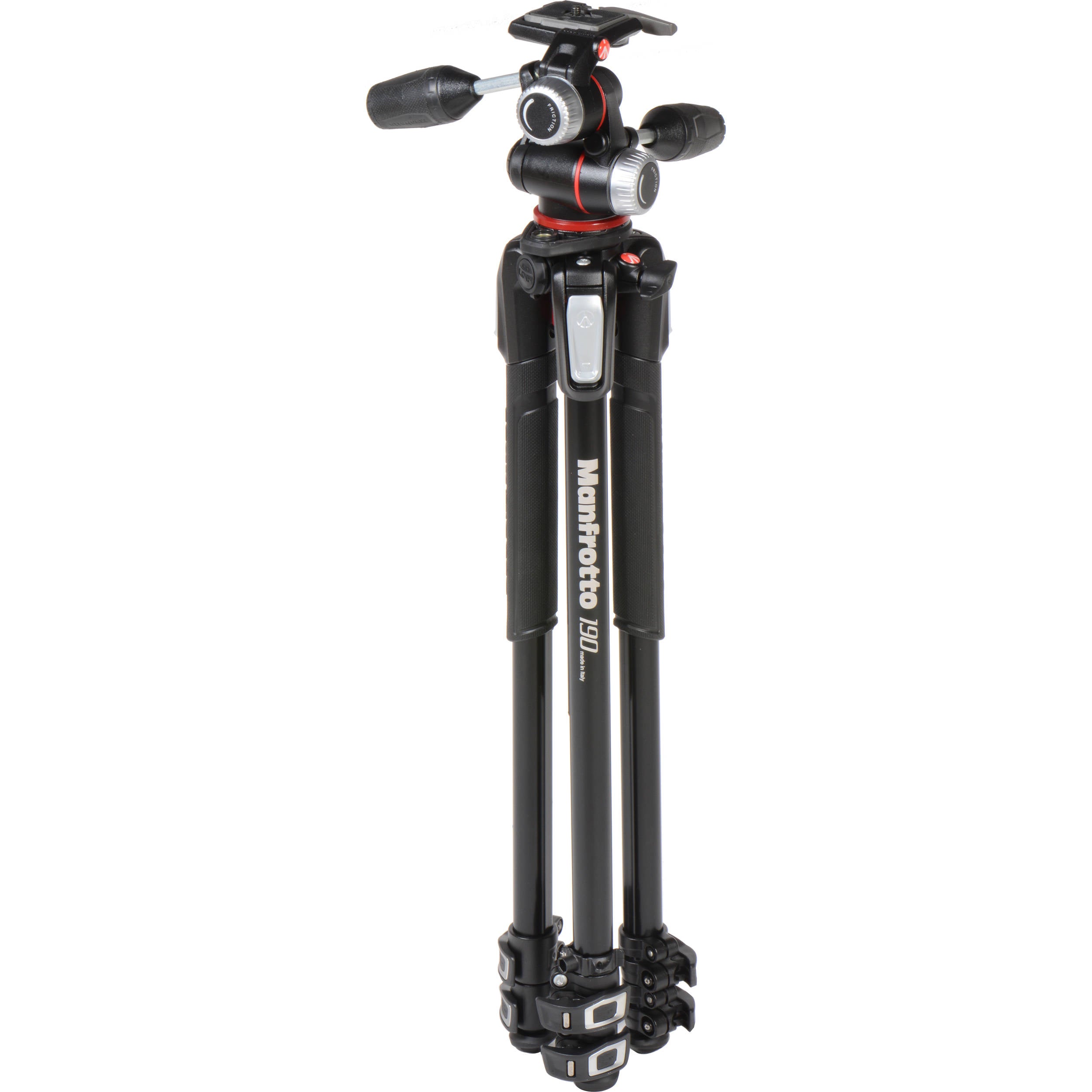 Manfrotto MK190XPRO3-3W 190 Aluminum 3 Section Kit | Black