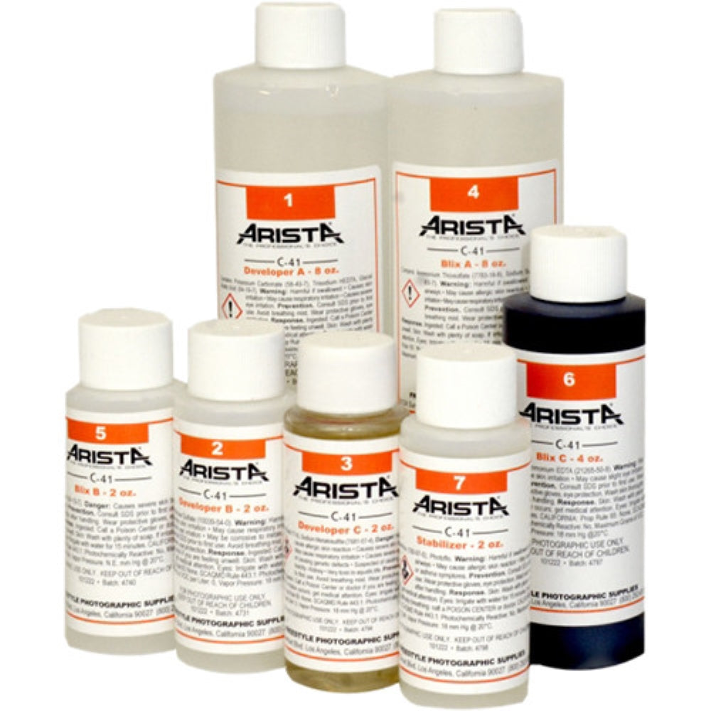 Arista C-41 Liquid Color Negative Film Developing Kit | 1 Quart