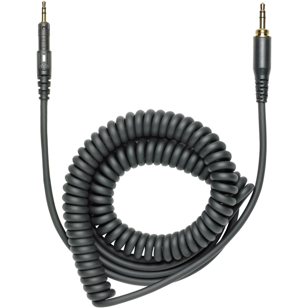 Audio-Technica ATH-M50x Closed-Back Monitor Headphones (Black) Bundle with USB-C Headphone Adapter w/ Built-In DAC + Headphones Stand + Full-Sized Headphone Case