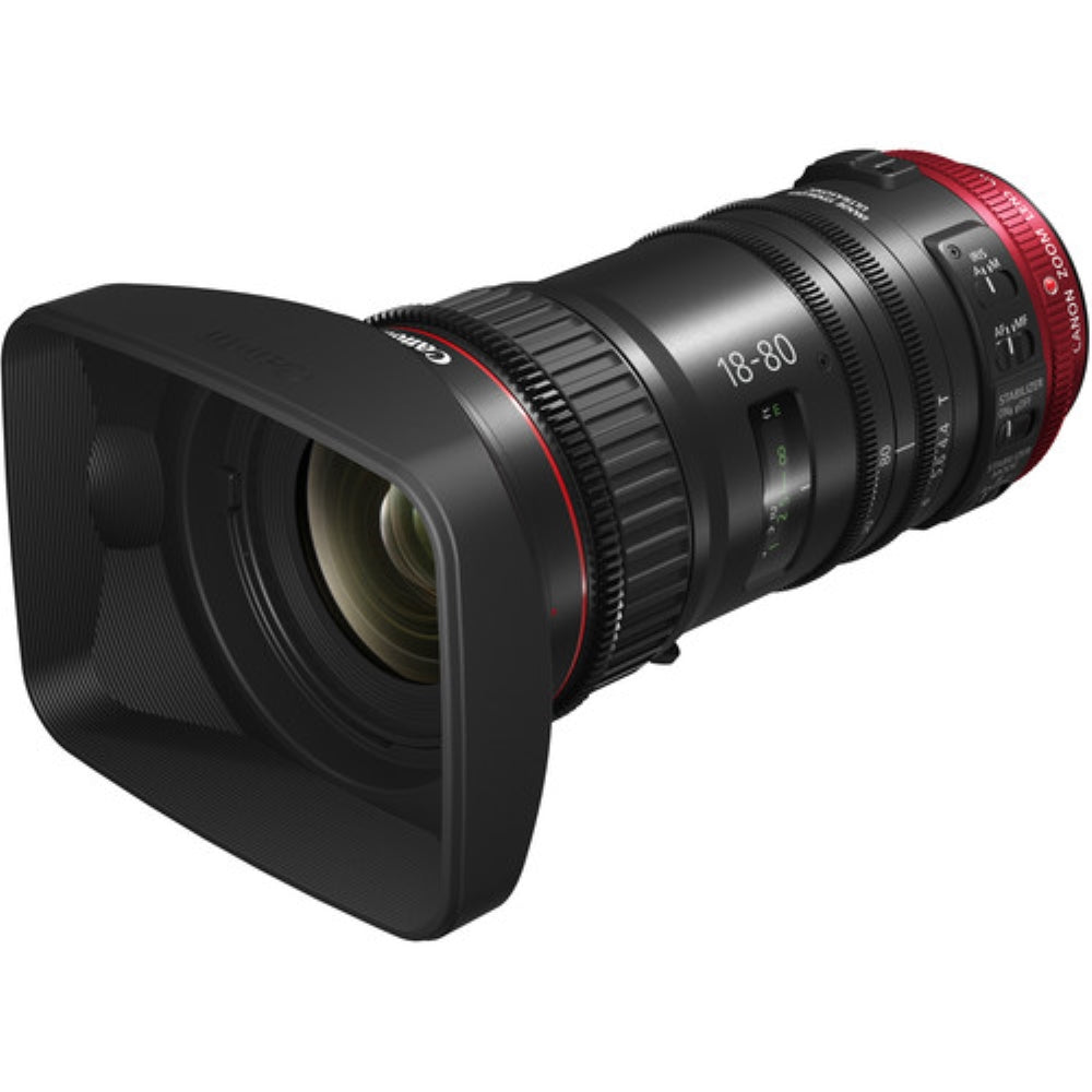 Canon CN-E 18-80mm T4.4 COMPACT-SERVO Cinema Zoom Lens | EF Mount