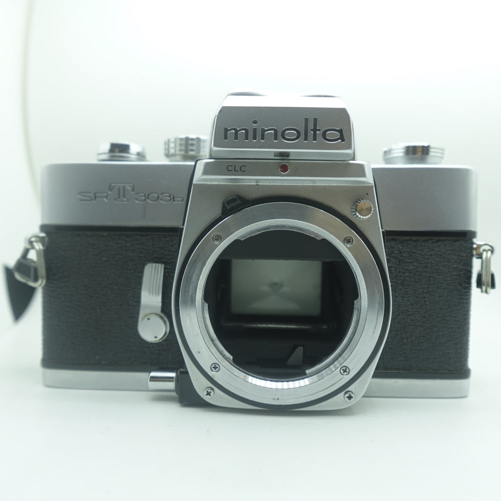 Used Minolta SRT 303b 35mm SLR Camera Body | Chrome | U7