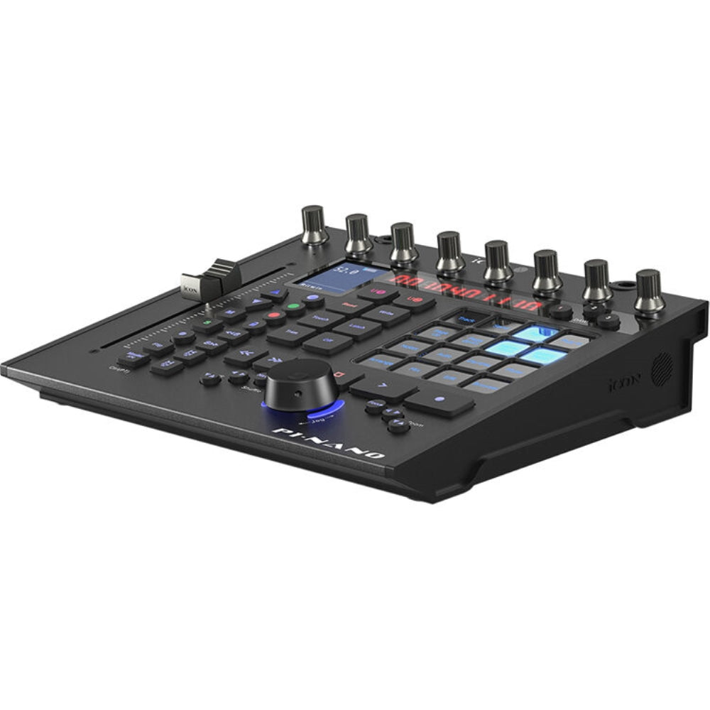 Icon Pro Audio P1-Nano Compact DAW Control Surface Bundle with D5 Display
