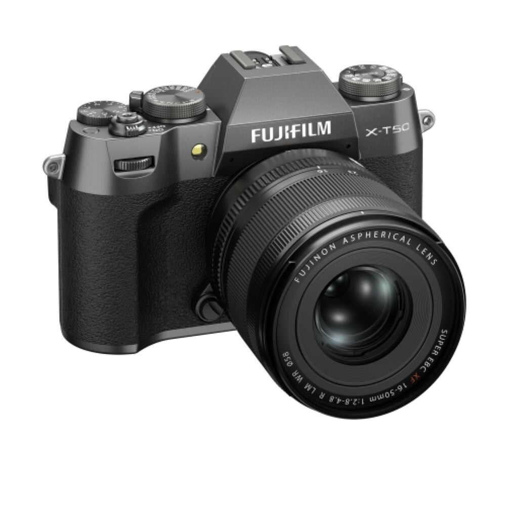 FUJIFILM X-T50 Mirrorless Camera with XF 16-50mm f/2.8-4.8 Lens | Charcoal