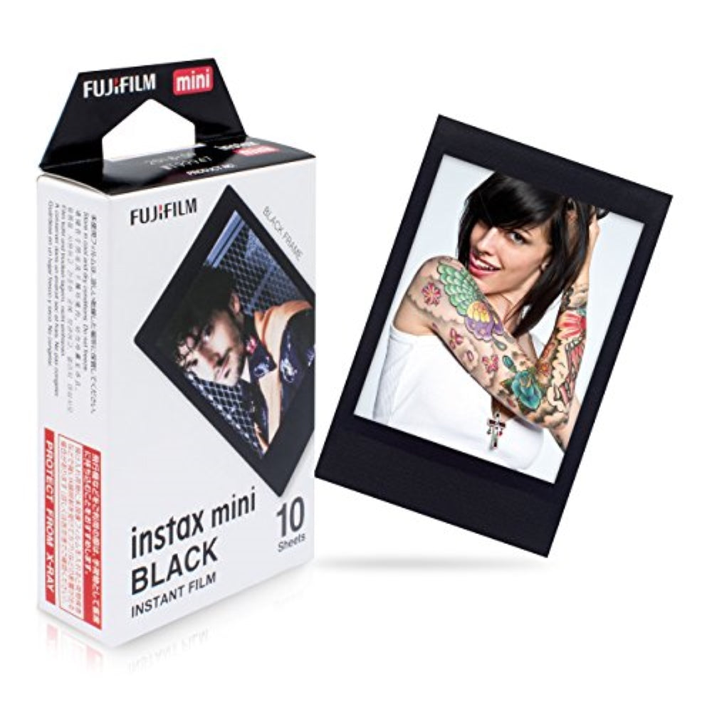 FUJIFILM INSTAX Mini Black Instant Film | 10 Exposures