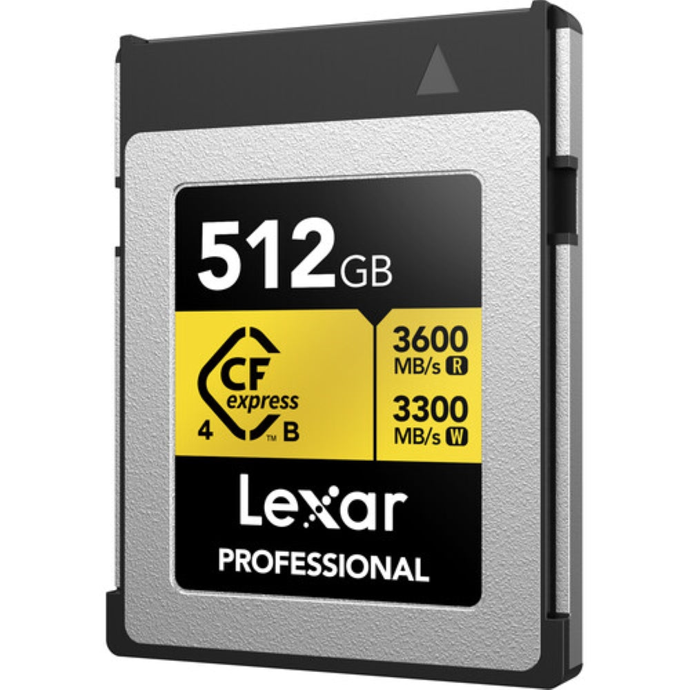 Lexar 512GB Professional GOLD CFexpress 4.0 Type B Memory Card