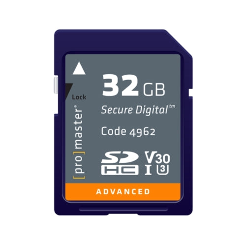 Promaster SDXC 32GB Advanced Memory Card
