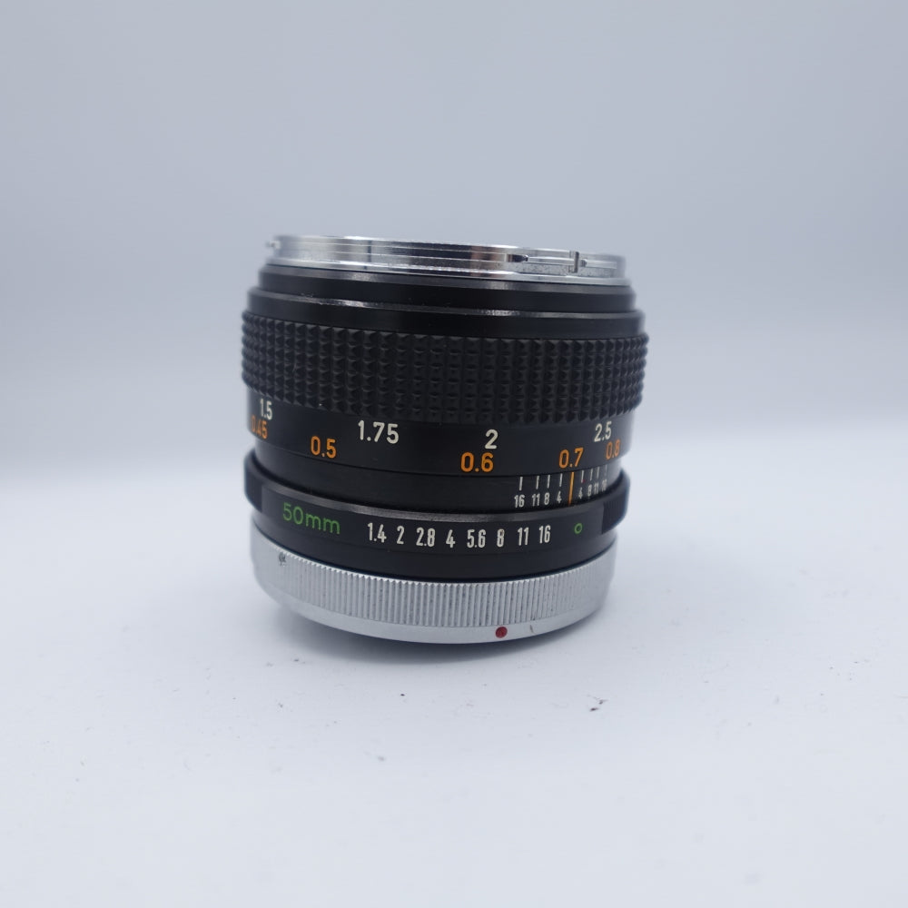 Used Canon FD 50mm f/1.4 SLR Lens | Black | U9