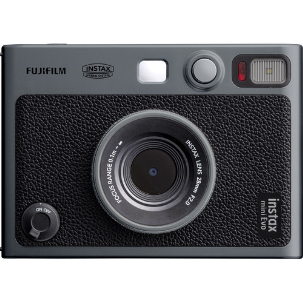 FUJIFILM INSTAX MINI EVO Limited Edition Hybrid Instant Camera | Dark Silver