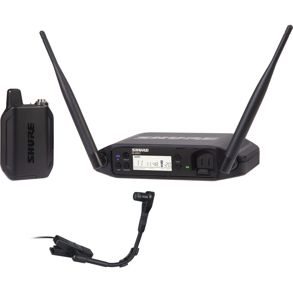 Shure GLXD14+ Dual-Band Wireless Instrument System | Z3: 2.4, 5.8 GHz