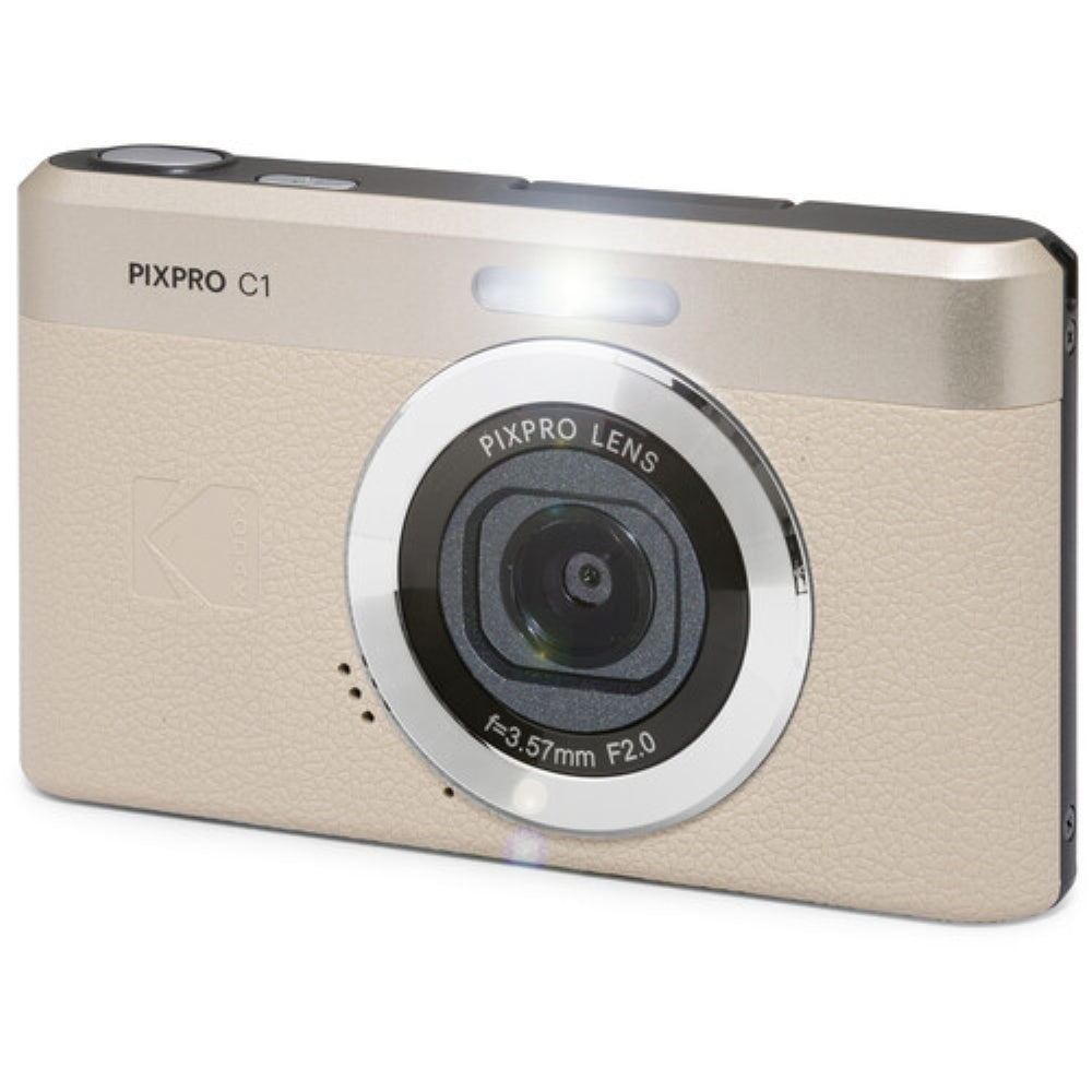Kodak PIXPRO C1 Compact Digital Camera | Tan
