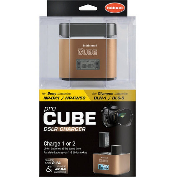 Hahnel ProCUBE Twin Charger for Sony/Olympus Cameras