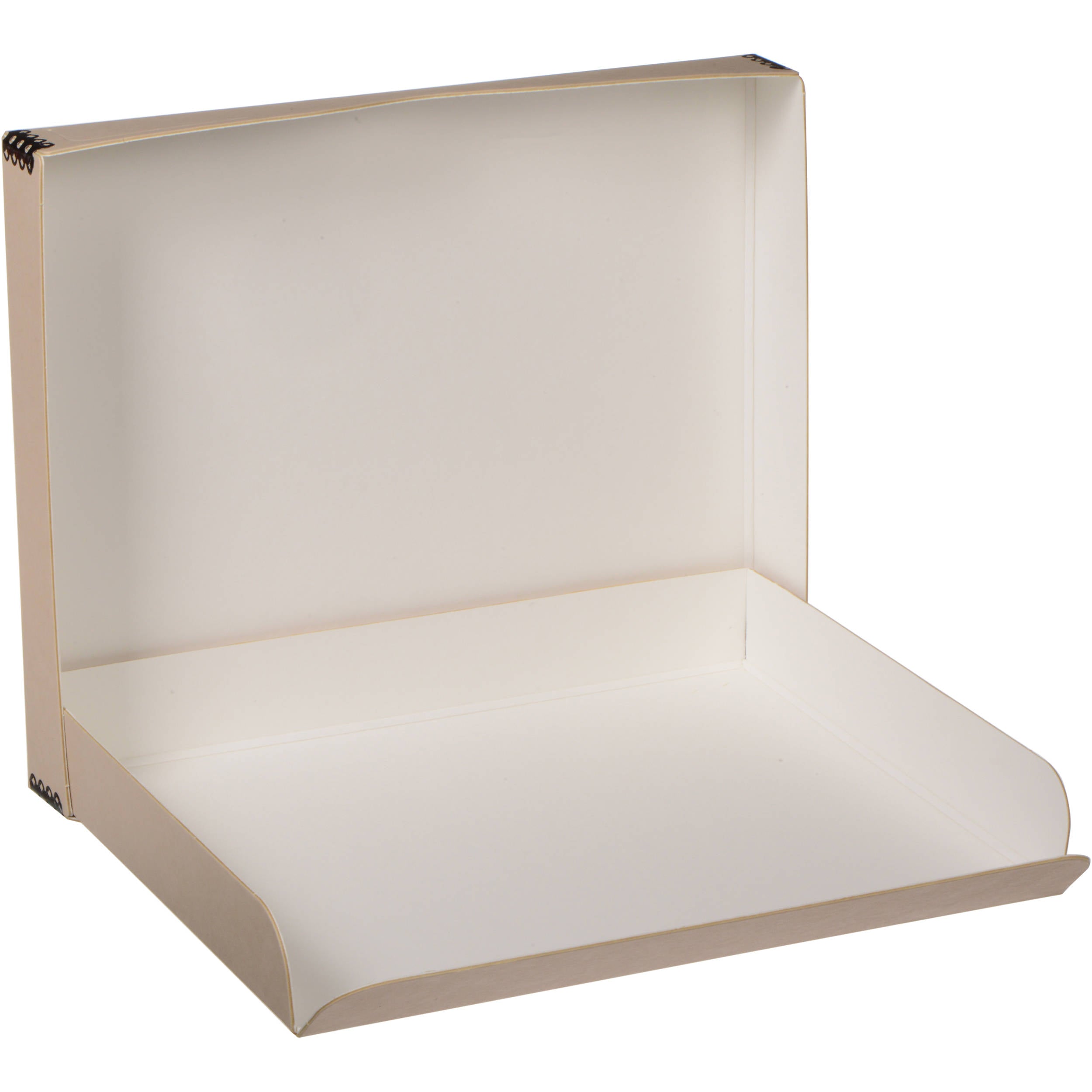 Archival Methods 01-011 Drop Front Archival Storage Box | 8.5 x 10.5 x 1.5", Tan