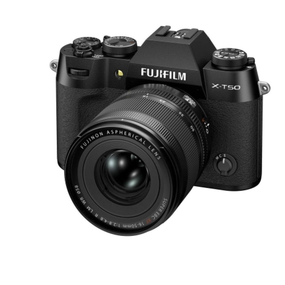 FUJIFILM X-T50 Mirrorless Camera with XF 16-50mm f/2.8-4.8 Lens | Black