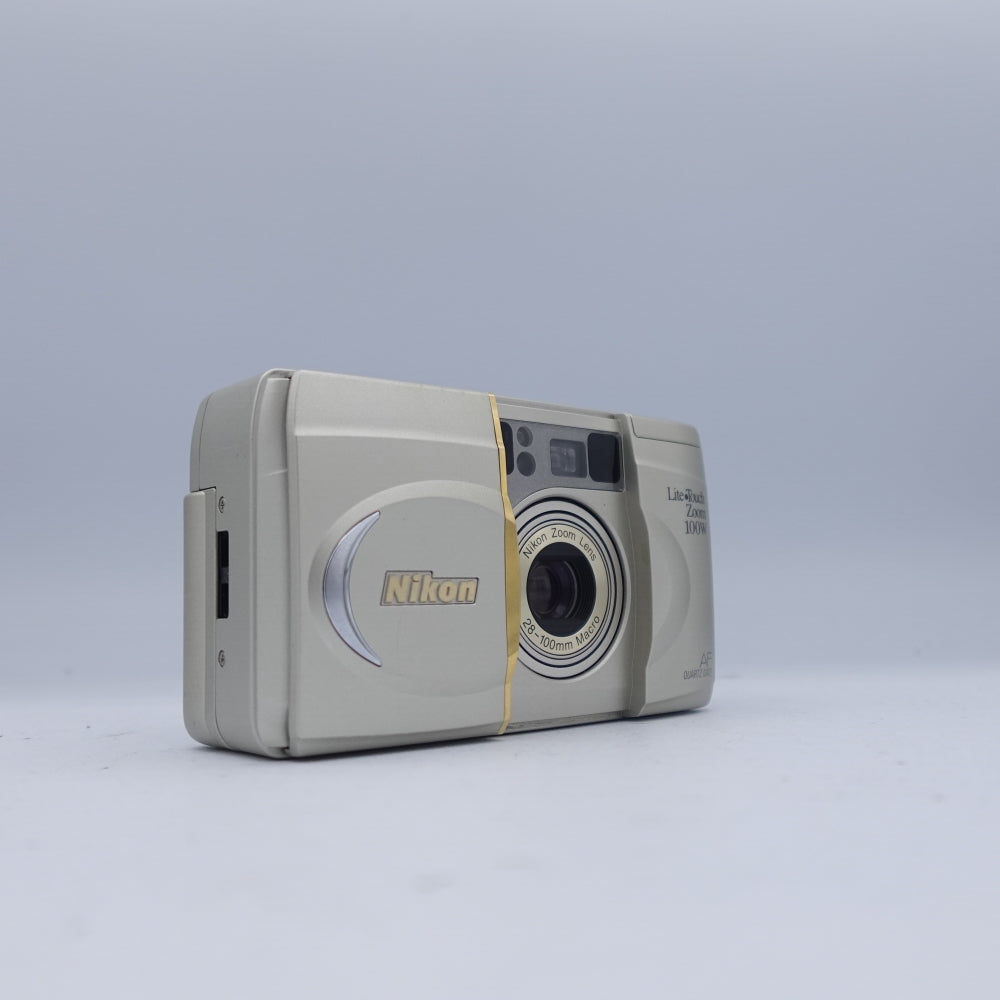 Used Nikon Lite Touch Zoom 100W 35mm Point and Shoot Camera | Silver | U9+
