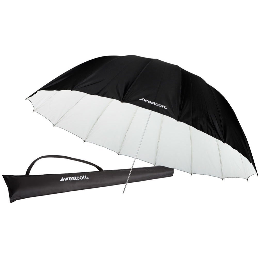 Westcott 7' Diffusion Parabolic Umbrella | White/Black