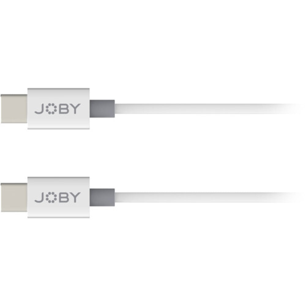 JOBY Charge & Sync USB Type-C to USB Type-C Cable | 6.6', White