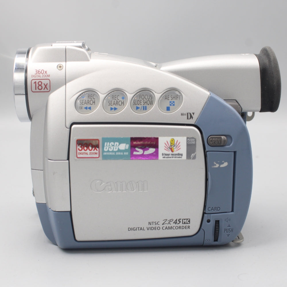 Used Canon ZR45MC Mini DV Digital Camcorder