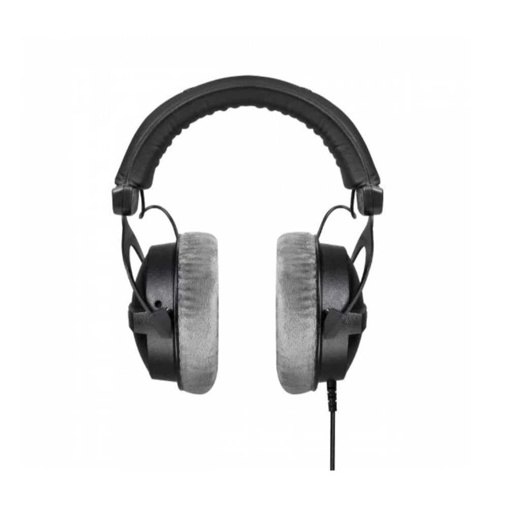 BeyerDynamic DT 770 PRO 250 Ohm Over-Ear Studio Headphones | Black Bundle with Headphones Stand + Microfiber Cleaning Cloth