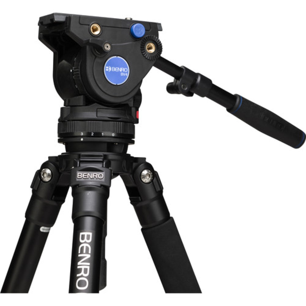 Benro A373F Series 3 Aluminum Video Tripod and BV4 Head