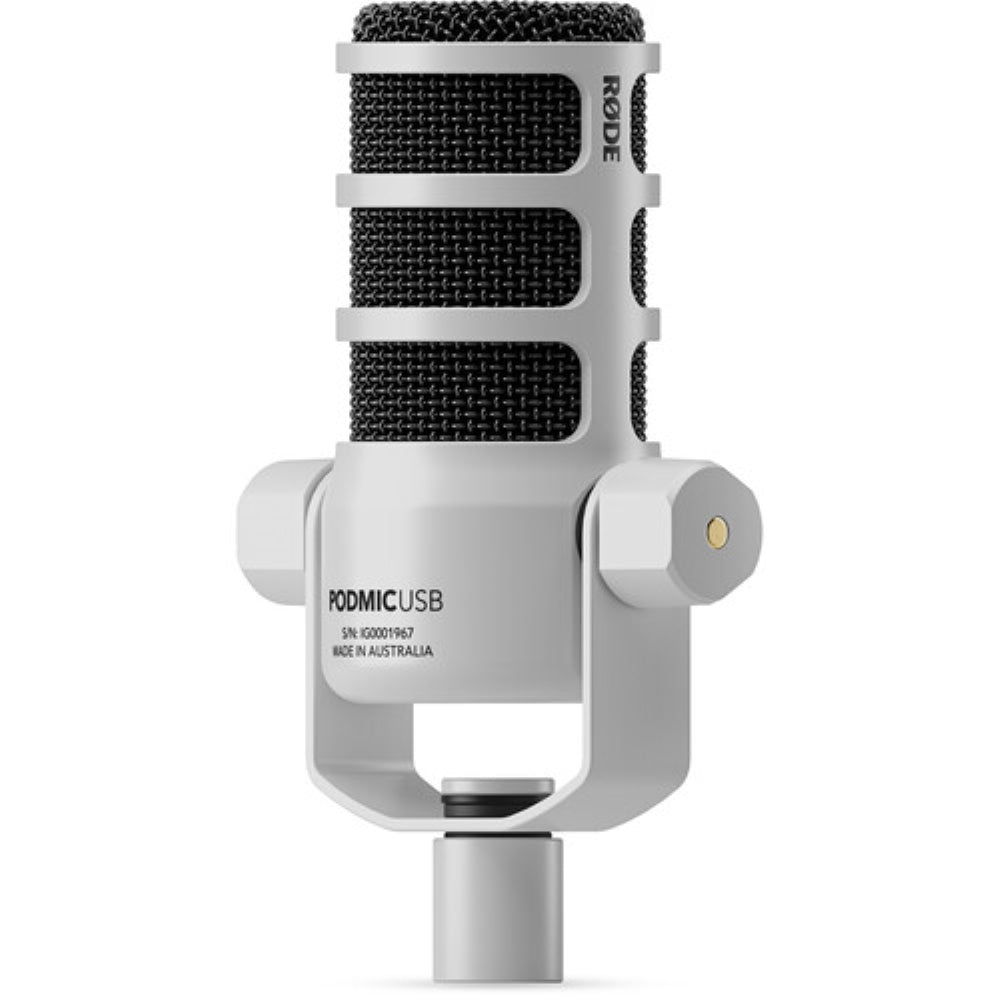 RODE PodMic USB and XLR Dynamic Broadcast Microphone | White