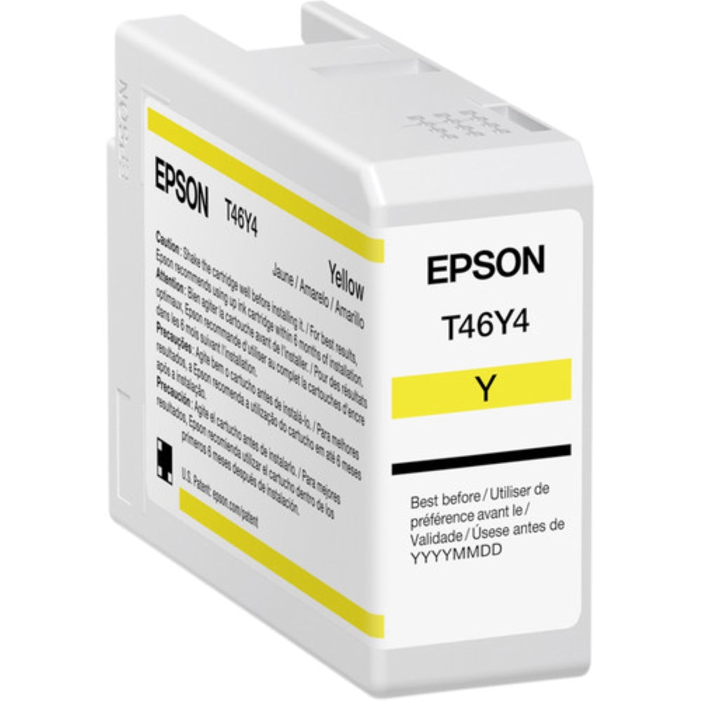 Epson T46Y Yellow UltraChrome PRO10 Ink Cartridge | 50mL