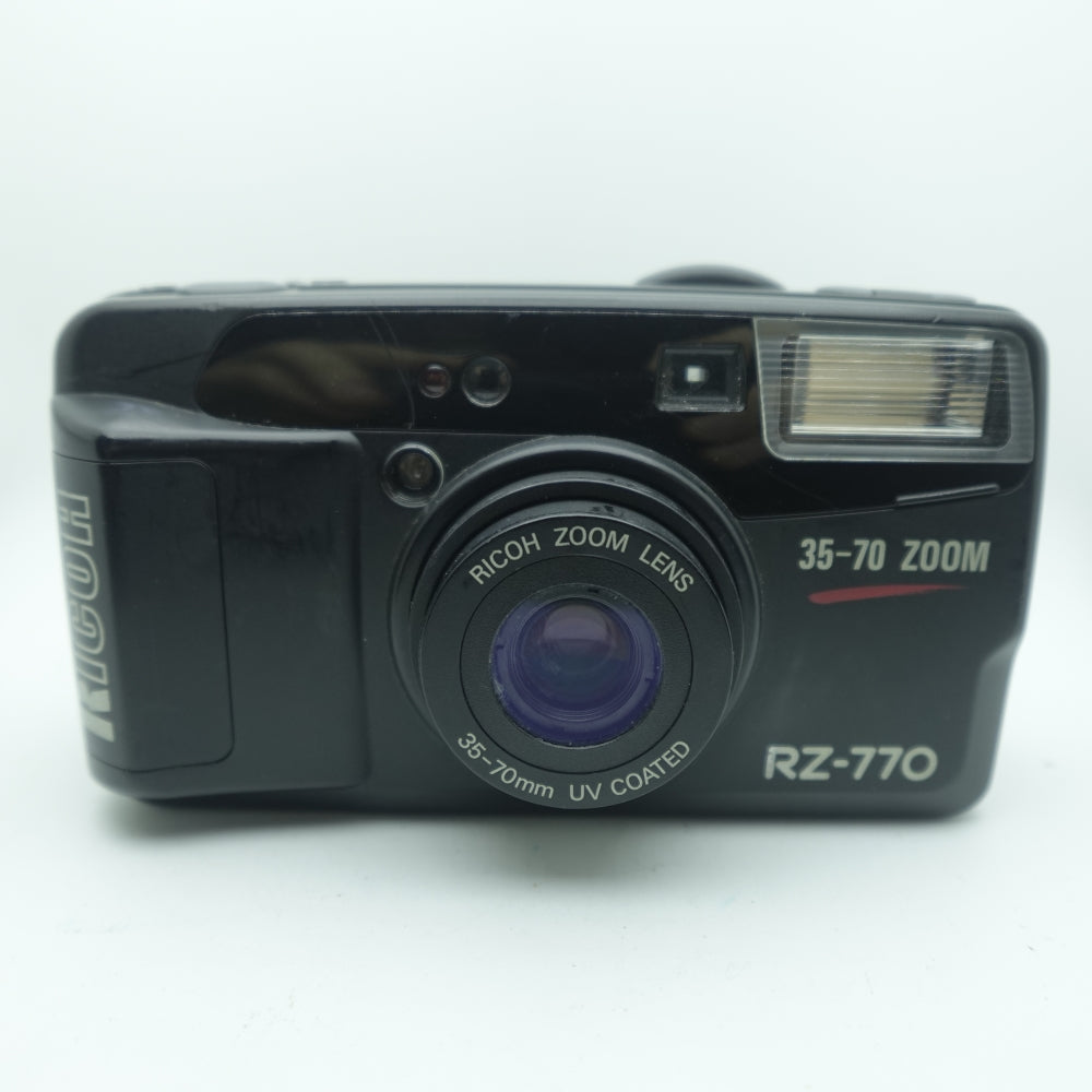Used Ricoh RZ-770 35mm Point and Shoot Camera | Black | U8