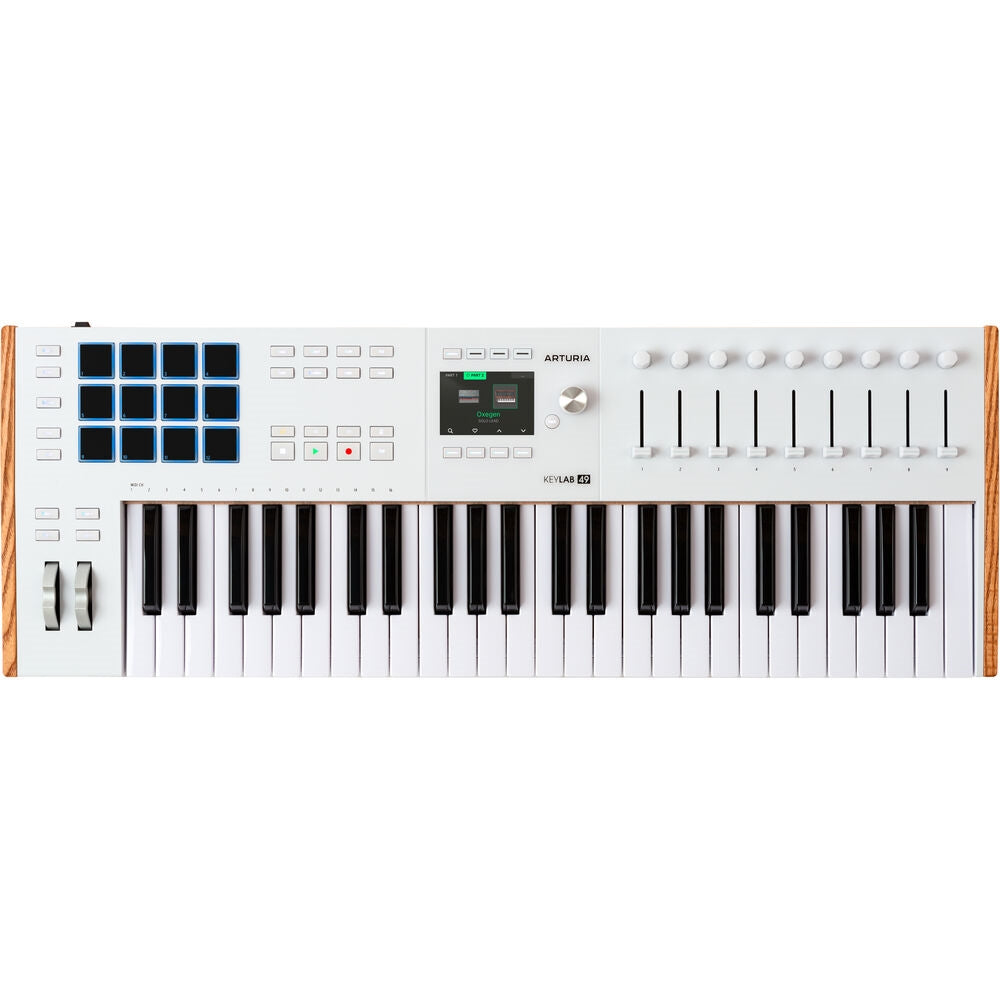 Arturia KeyLab 49 mk3 Professional MIDI Controller and Software | White