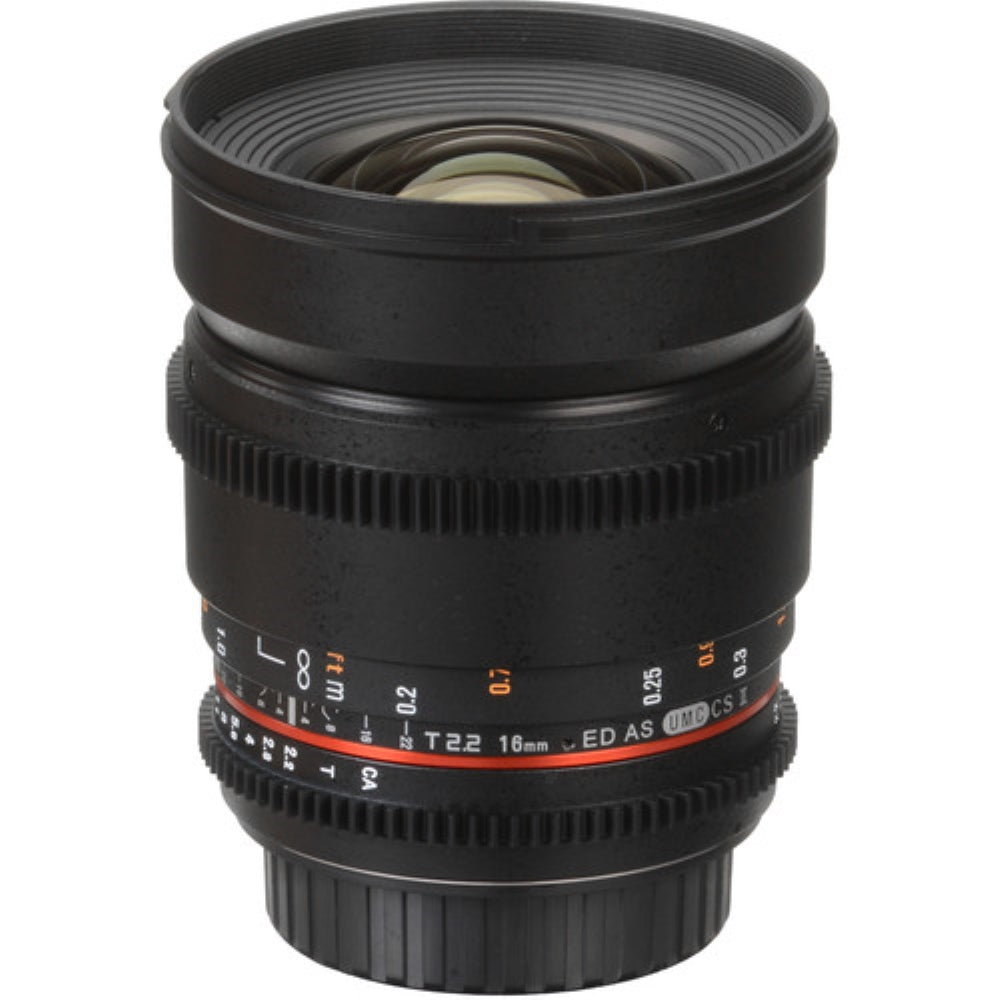 Rokinon 16mm T2.2 Cine DS Lens for Nikon F Mount for APS-C