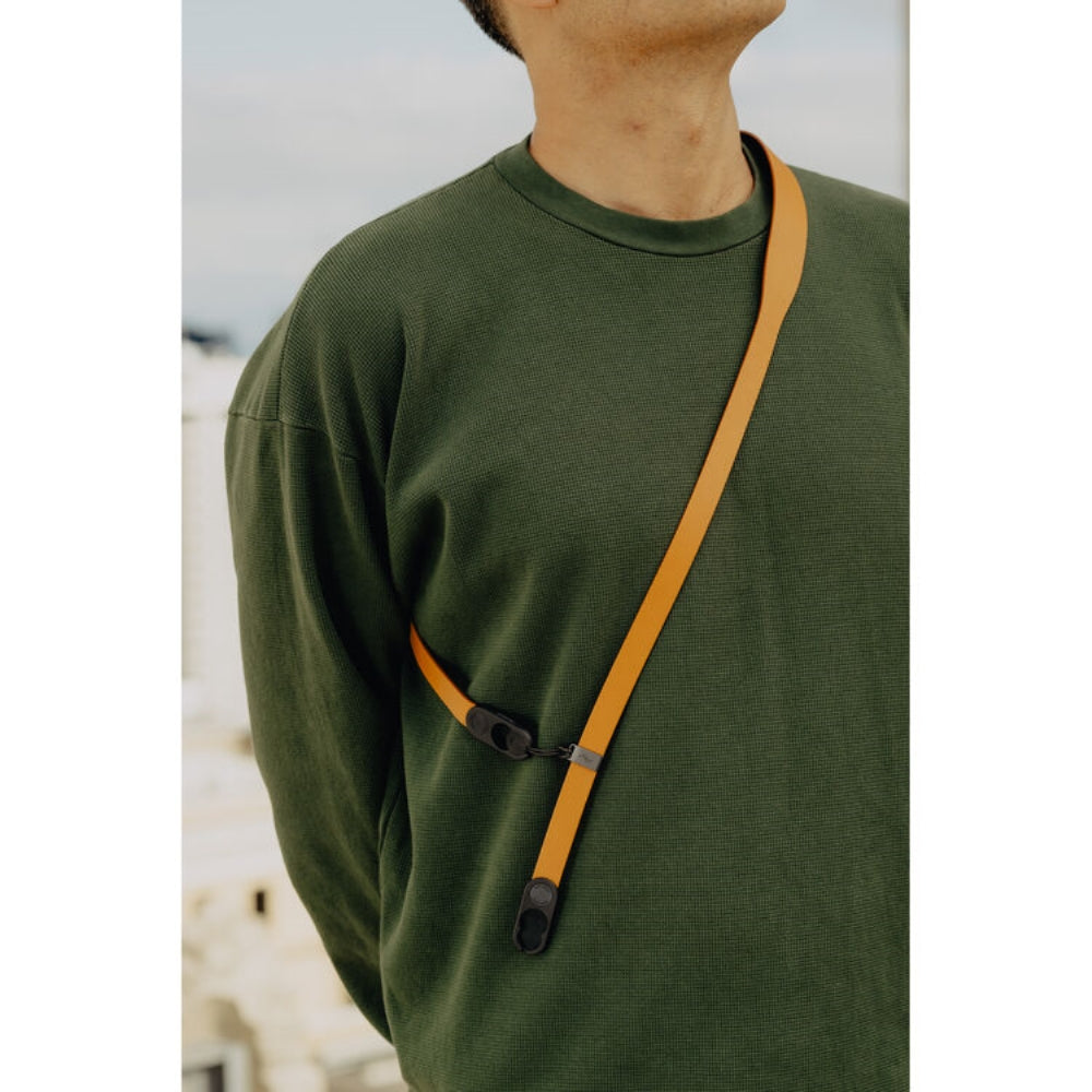 Peak Design Form Leather Camera Strap Long | Amber, 52.6"