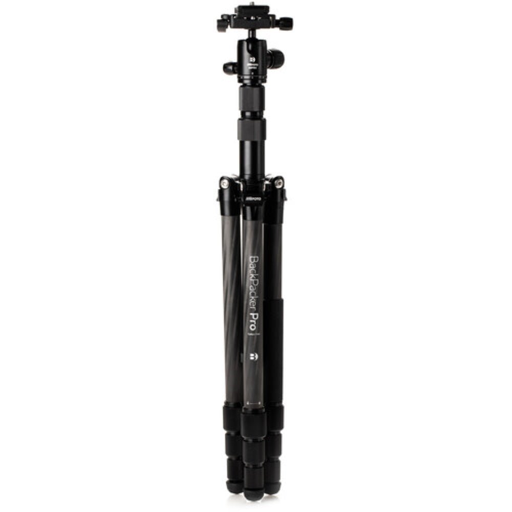 Benro MeFOTO BackPacker Pro 6-in-1 Carbon Fiber Travel Tripod with Photo Ball Head | Black