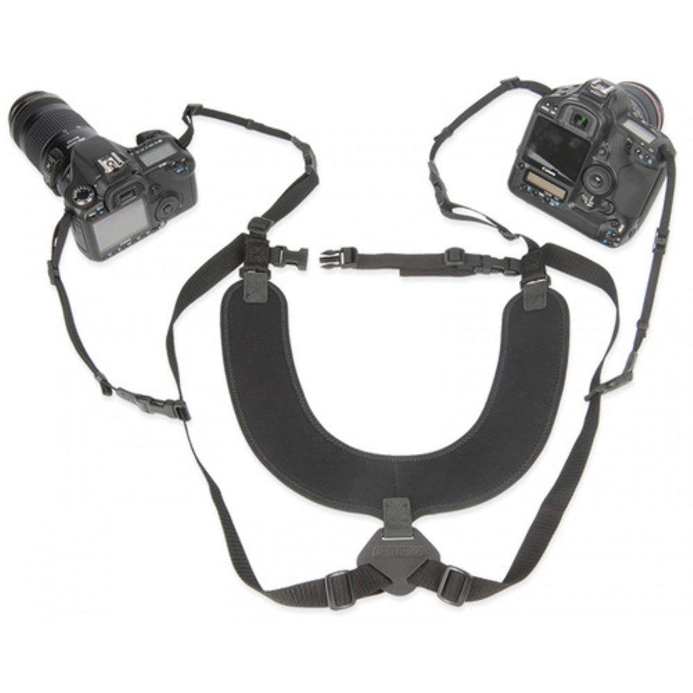 OP/TECH USA Dual Harness Uni-Loop Version | Extra Long, Black