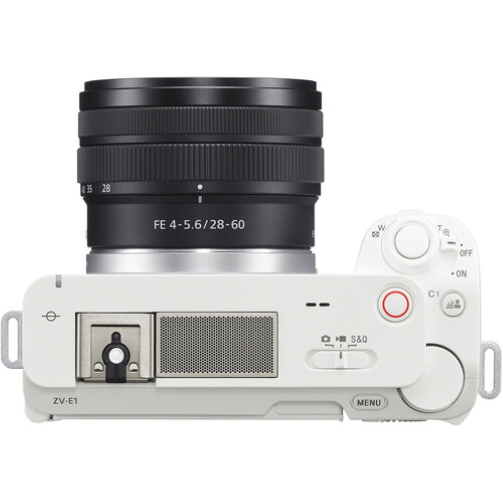 Sony ZV-E1 Mirrorless Camera with 28-60mm Lens | White