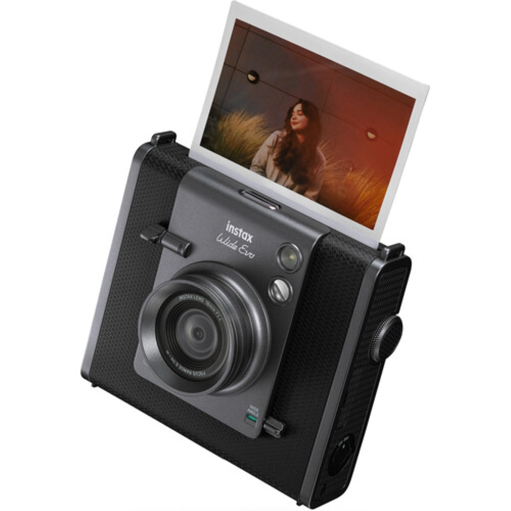 FUJIFILM INSTAX WIDE EVO Hybrid Instant Camera | Black