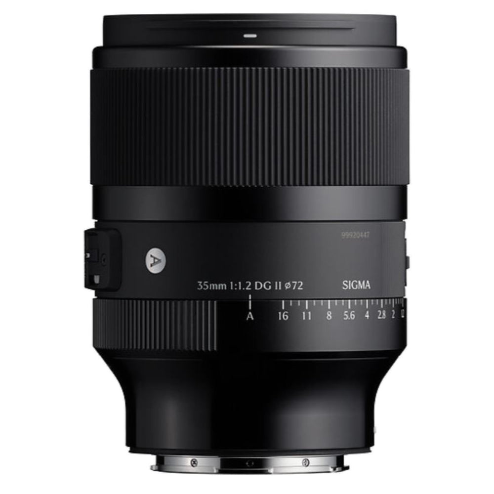Sigma 35mm f/1.2 DG II Art Lens Compatible with Sony E Mount (Full Frame) Bundle with UV Filter + Lens Cap Keeper + Cleaning Kit + Cleaning Cloth (5 Items)