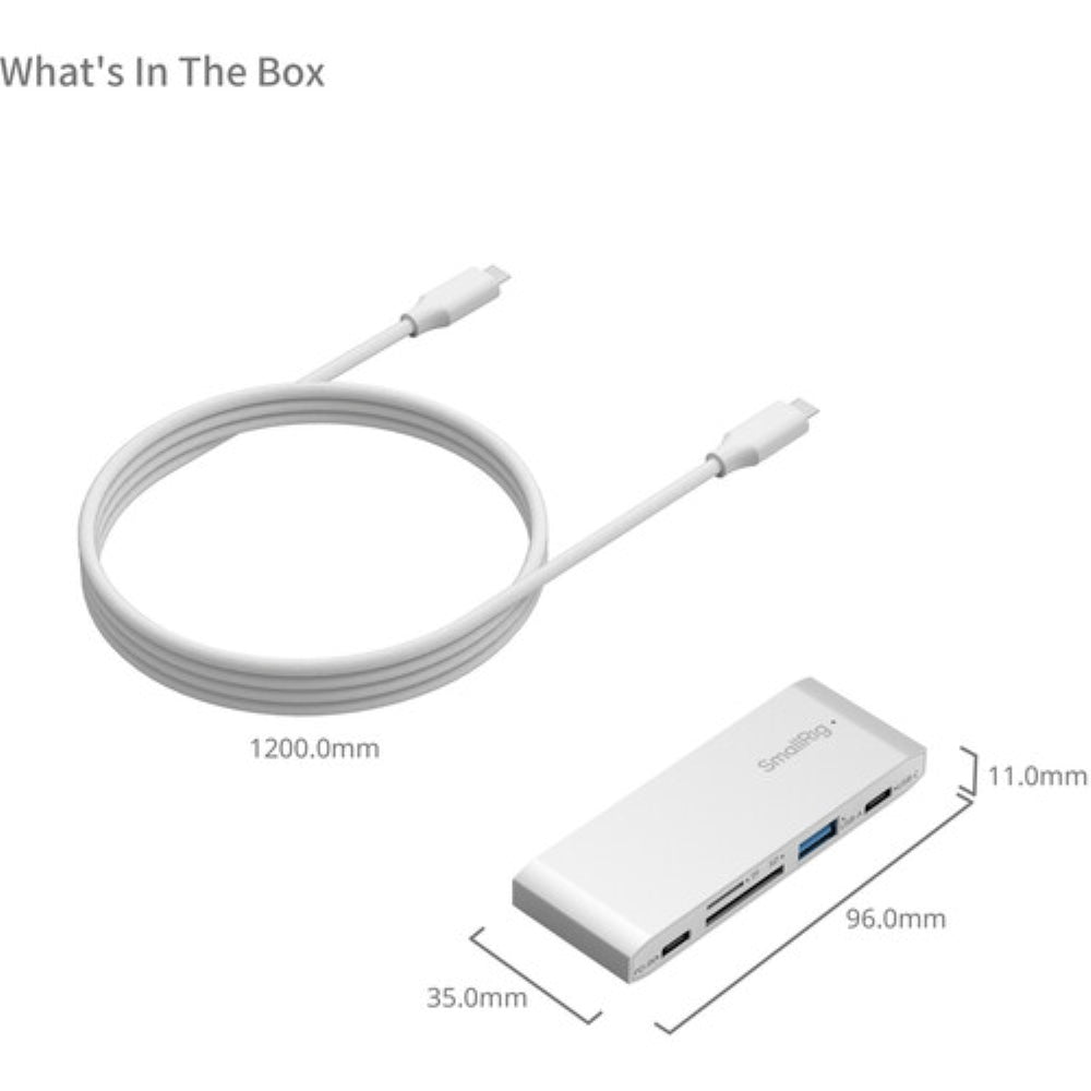 SmallRig 5-in-1 Memory Card Reader for Travel Photography