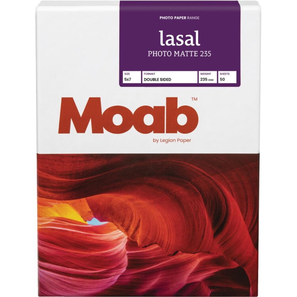 Moab Lasal Photo Matte 235 | 5 x 7", 50 Sheets