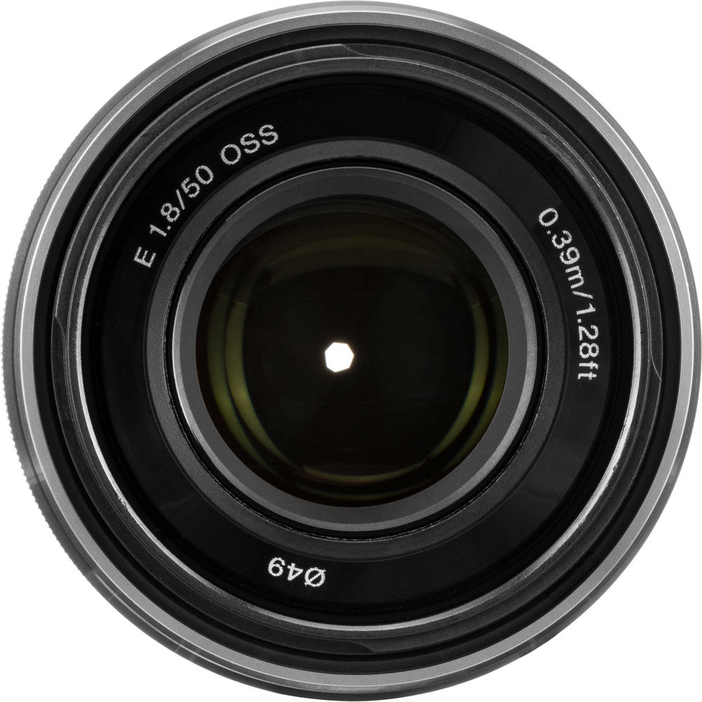 Sony E 50mm f/1.8 OSS Lens | Silver