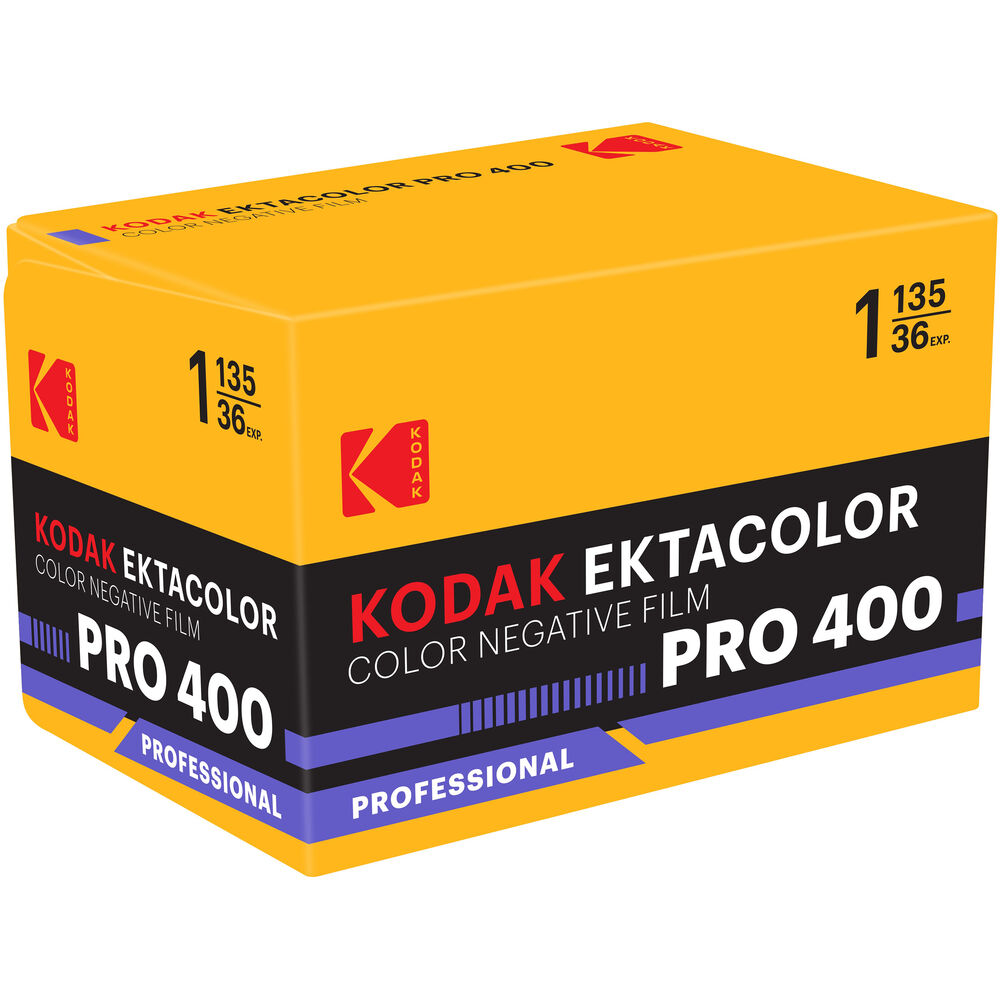 Kodak Ektacolor Pro 400 Color Negative Film | 35mm Roll Film, 36 Exposures