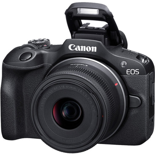 Canon EOS R100 Mirrorless Camera with 18-45mm Lens with 200ES Camera Bag