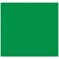 Westcott X-Drop Pro Wrinkle-Resistant Backdrop | Chroma-Key Green, 8 x 8'