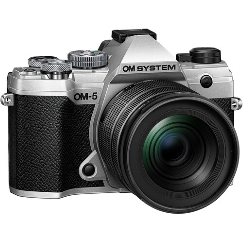 Olympus OM-5 Mirrorless Camera with 12-45mm f/4 PRO Lens | Silver