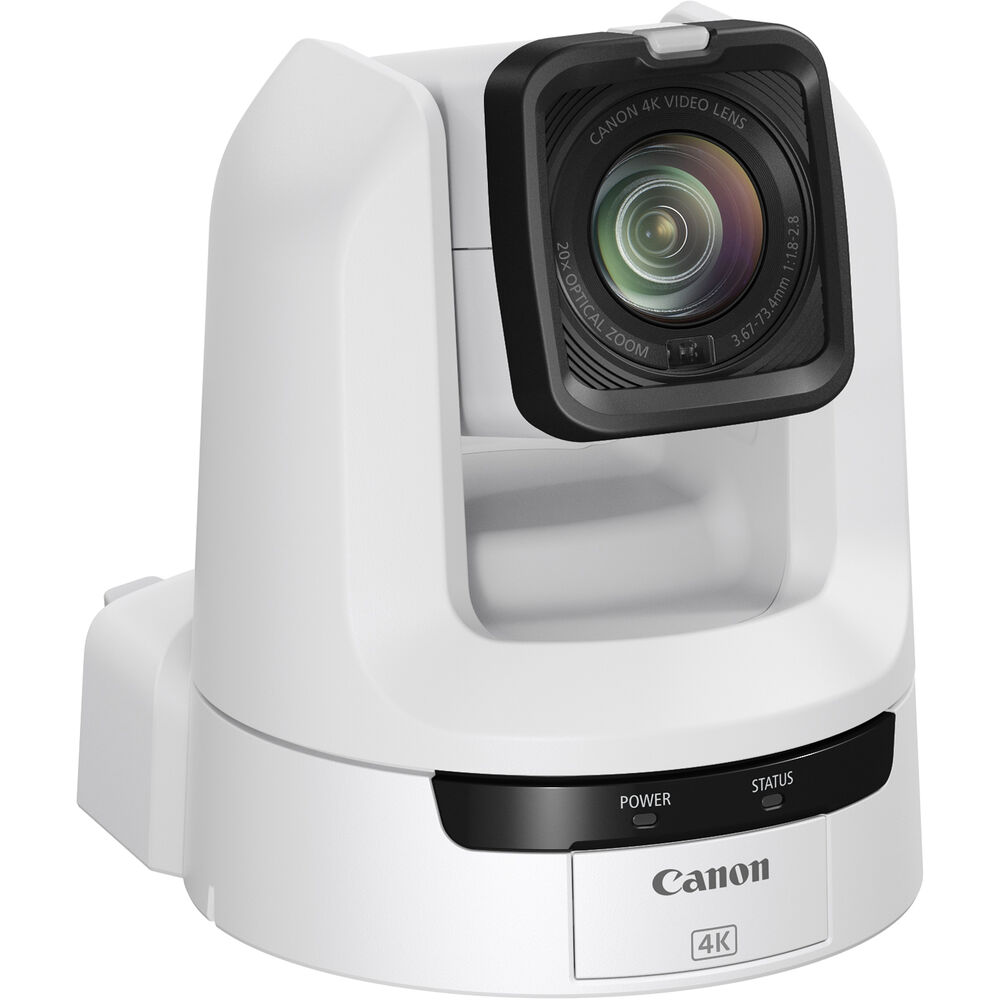 Canon CR-N300 4K NDI PTZ Camera with 20x Zoom | Titanium White