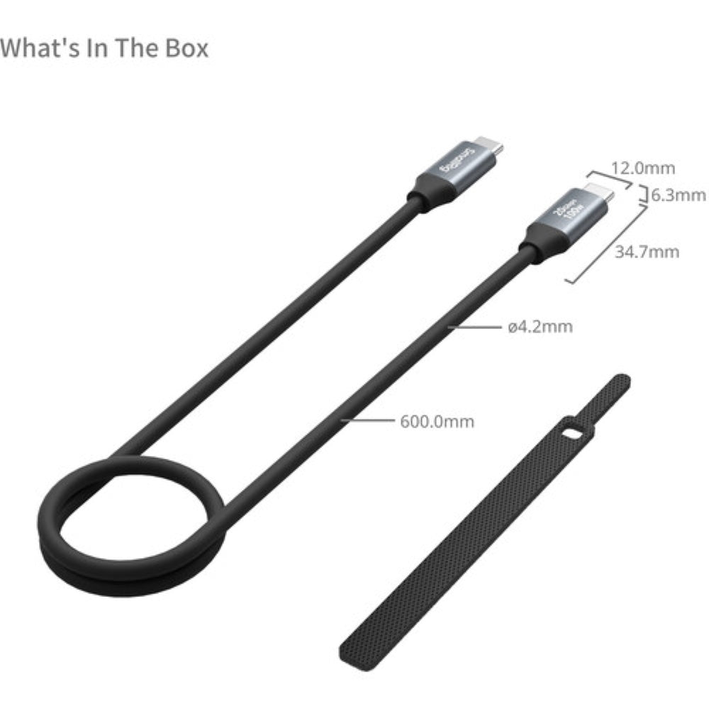 SmallRig USB-C Cable | 23.6"
